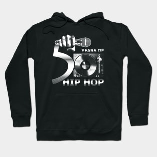 WHITE ART - Original 50 Years of Hip Hop Hoodie